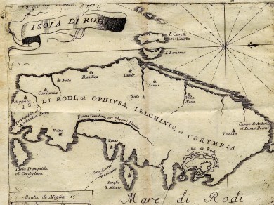 CARTE GEOGRAFICHE, PIANTE E VEDUTE - Biblioteca-Archivio Rodi Egeo