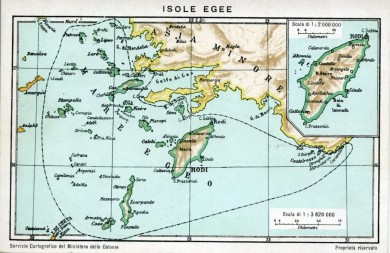 Cartine geografiche - Biblioteca-Archivio Rodi Egeo