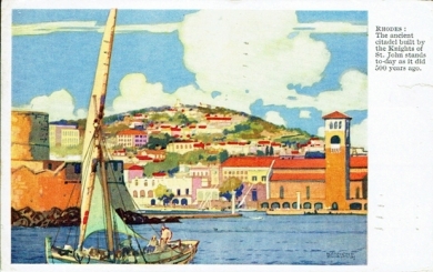Cartoline inglesi - Biblioteca-Archivio Rodi Egeo