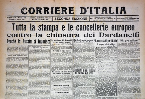 Corriere d'Italia - 27 aprile 1912 - Biblioteca-Archivio Rodi Egeo