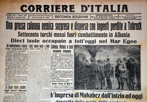 Corriere d'Italia - 14 maggio 1912 - Biblioteca-Archivio Rodi Egeo