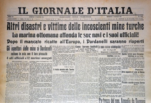 Il Giornale d'Italia - 3 maggio 1912 - Biblioteca-Archivio Rodi Egeo