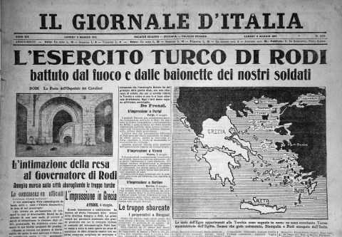 Il Giornale d'Italia - 6 maggio 1912 - Biblioteca-Archivio Rodi Egeo
