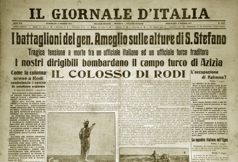Il Giornale d'Italia - 8 maggio 1912 - Biblioteca-Archivio Rodi Egeo