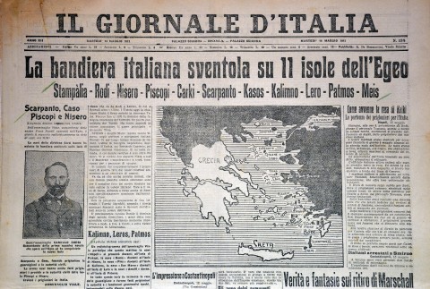 Il Giornale d'Italia - 14 maggio 1912 - Biblioteca-Archivio Rodi Egeo