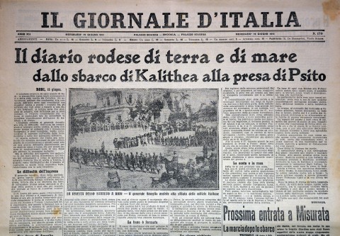 Il Giornale d'Italia - 19 giugno 1912 - Biblioteca-Archivio Rodi Egeo