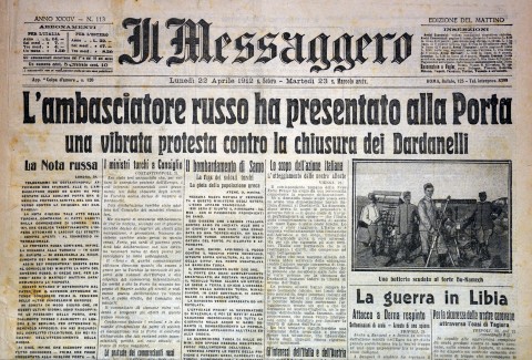 Il Messaggero - 22 aprile 1912 - Biblioteca-Archivio Rodi Egeo