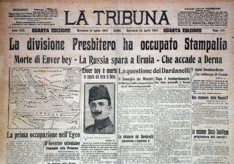 La Tribuna - 24 aprile 1912 - Biblioteca-Archivio Rodi Egeo