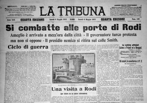La Tribuna - 6 maggio 1912 - Biblioteca-Archivio Rodi Egeo