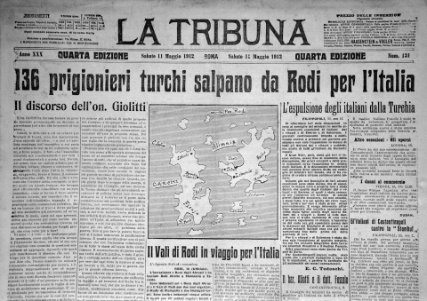 La Tribuna - 11 maggio 1912 - Biblioteca-Archivio Rodi Egeo