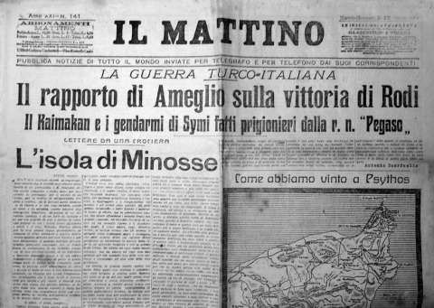 Il Mattino - 21/22 maggio 1912 - Biblioteca-Archivio Rodi Egeo