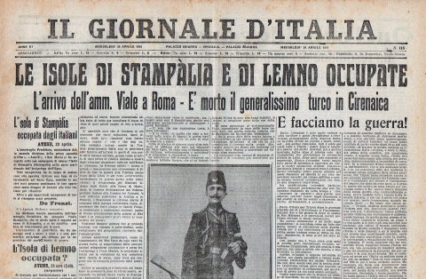 Il Giornale d'Italia - 24 aprile 1912 - Biblioteca-Archivio Rodi Egeo