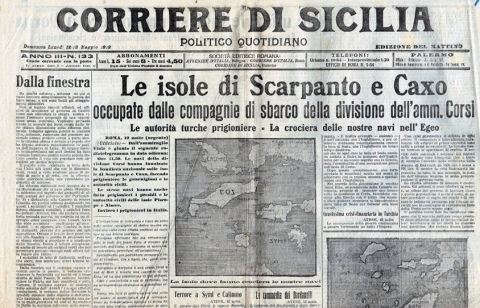 Corriere di Sicilia - 12/13 maggio 1912 - Biblioteca-Archivio Rodi Egeo