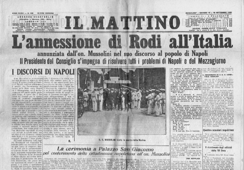 Il Mattino - 17/18 settembre 1924 - Biblioteca-Archivio Rodi Egeo