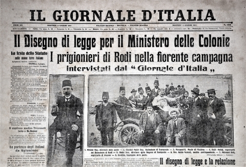 Il Giornale d'Italia - 4 giugno 1912 - Biblioteca-Archivio Rodi Egeo